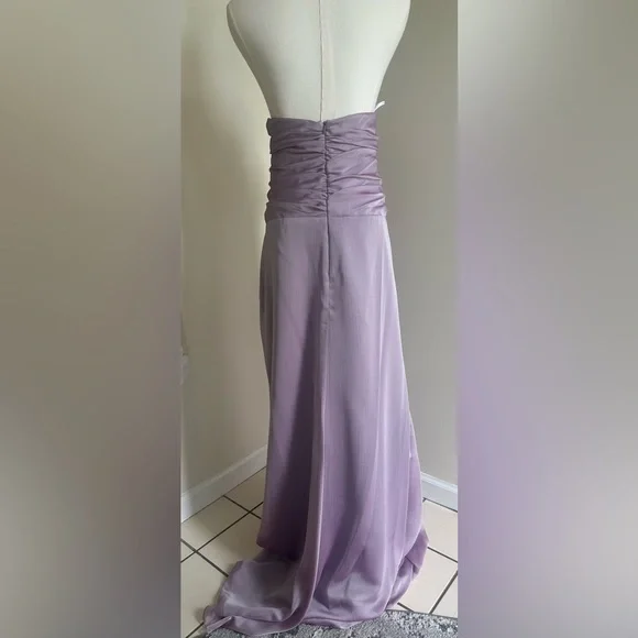 Lavender Strapless Bridesmaid Gown- Size 24- NWT - Picture 3 of 8
